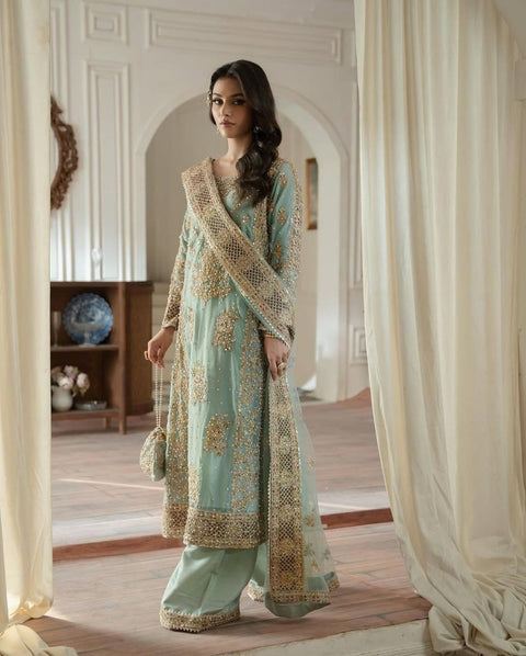 New lonching semi stitched designer pakistani suit