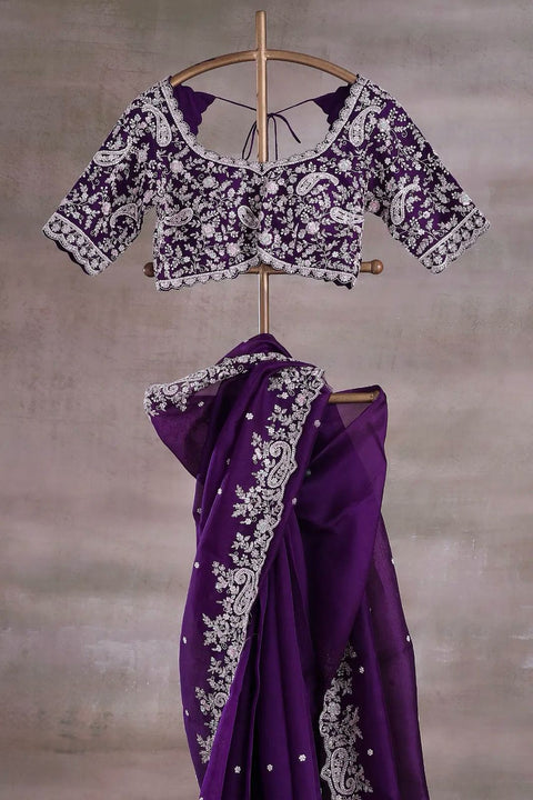 Designer Pure Soft Zimmy Choo Chiffon Silk Saree