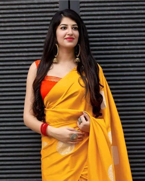 banarasi silk saree with blouse