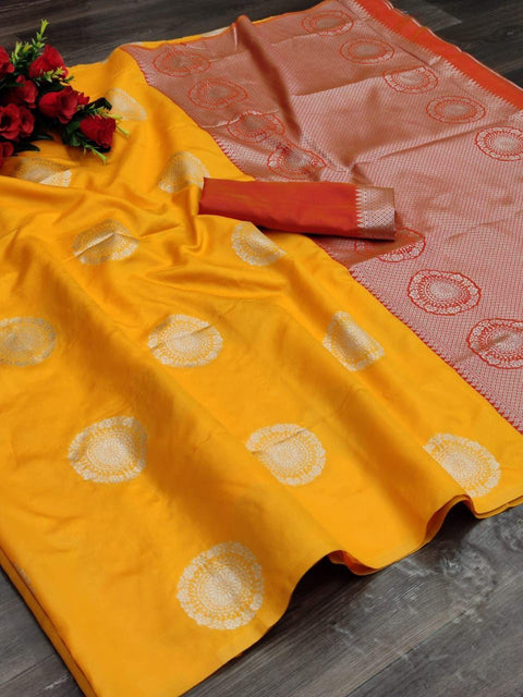 banarasi silk saree with blouse