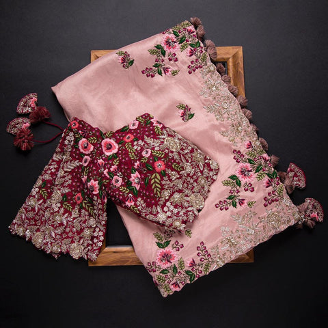 FANCY RANGOLY SEQUENCE SAREE GOOD OUTFIT SEQUANCE WORK