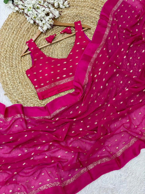 Embellished Sequinned Pre-Stitched Saree