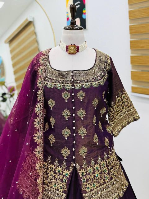Georgette Printed Launching New Designer Party Wear lehenga