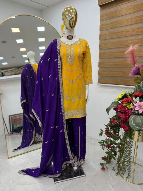 Neer Gotta Detailing Sharara Suit