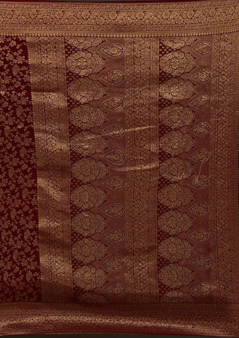 Having Jacquard Silk Fabric With Unstitched Blouse