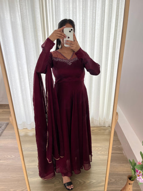 Luxurious Heavy Handcrafted Gown