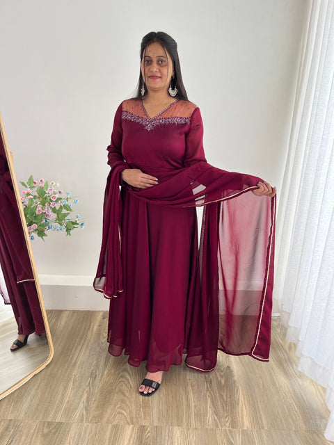 Luxurious Heavy Handcrafted Gown