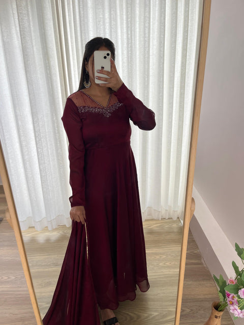 Luxurious Heavy Handcrafted Gown