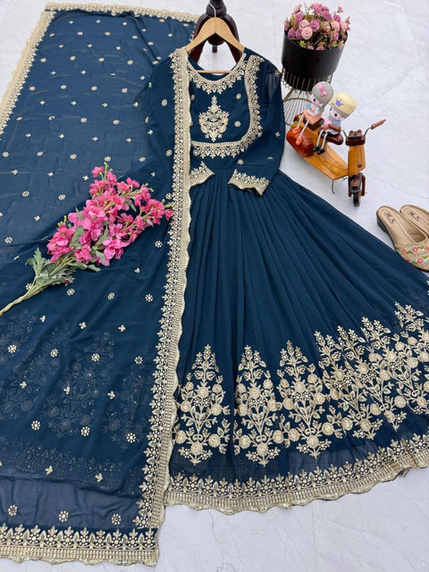 beautiful-georgette-sequence-work-gown