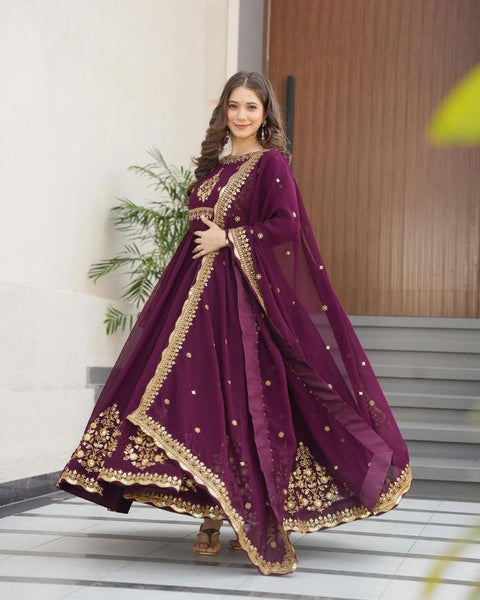 beautiful-georgette-sequence-work-gown