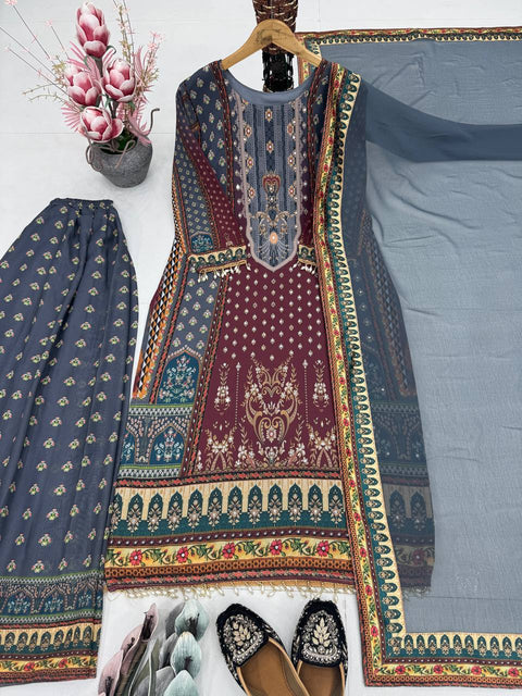 NEW STYLISH TUHI HEAVY FANCY PAIR WITH DUPATTA SUIT