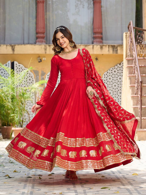 Digital Printed Crepe Silk Lehenga With Blouse And Modal Dupatta