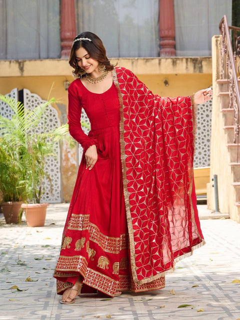 Digital Printed Crepe Silk Lehenga With Blouse And Modal Dupatta