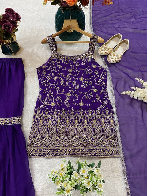 Exclusive Women Sharara Suits & New Fancy Sharara Georgette suit