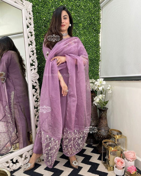New Designer Party Wear Look Fany Heavy Faux Georgette Suit