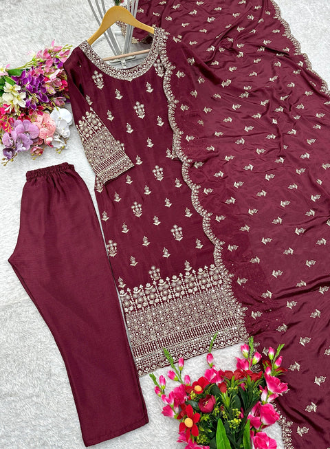 New Designer Party Wear Look Affordable Stylish Suit