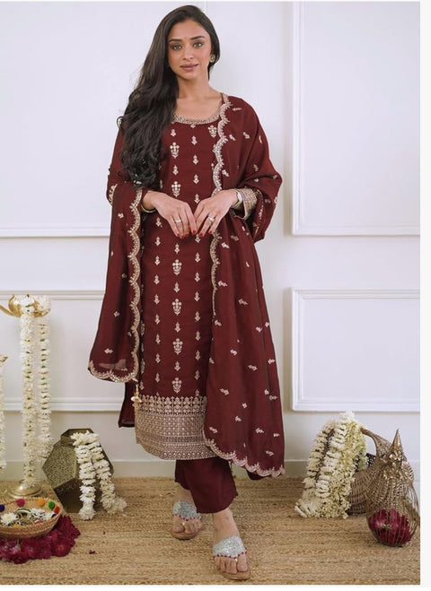 New Designer Party Wear Look Affordable Stylish Suit