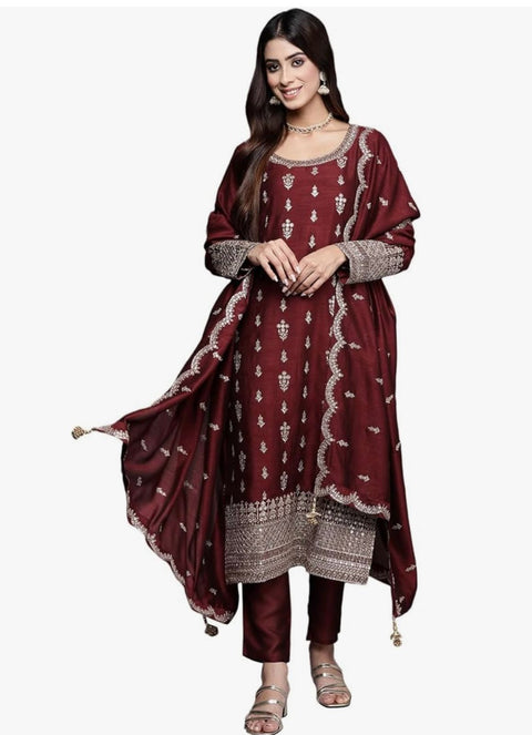 New Designer Party Wear Look Affordable Stylish Suit
