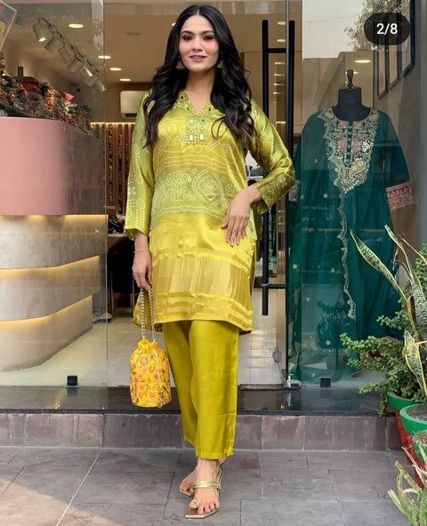 New Designer Embroidery Co-ord Suit