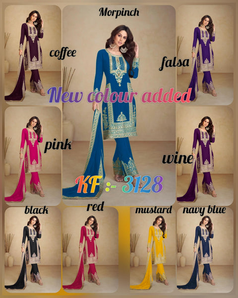presenting new eid collection top bottom and dupatta suit