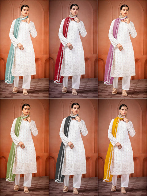 Georgette Readymade Pakistani Suit