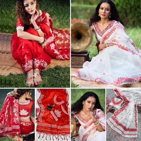 Party Wear Designer Heavy Soft Organza Saree