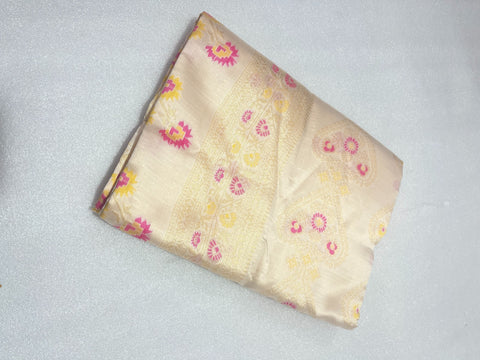Embellished Banarasi Jacquard Multicolor Sarees