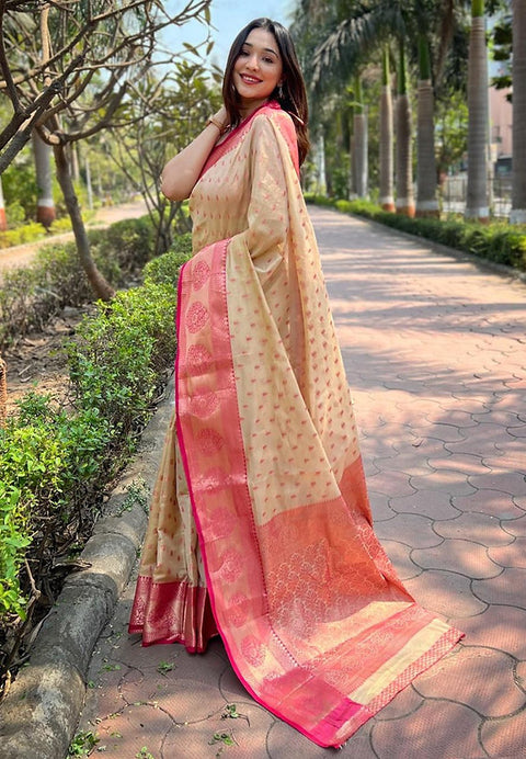 Viscose Silk Saree With fullystitched Blouse