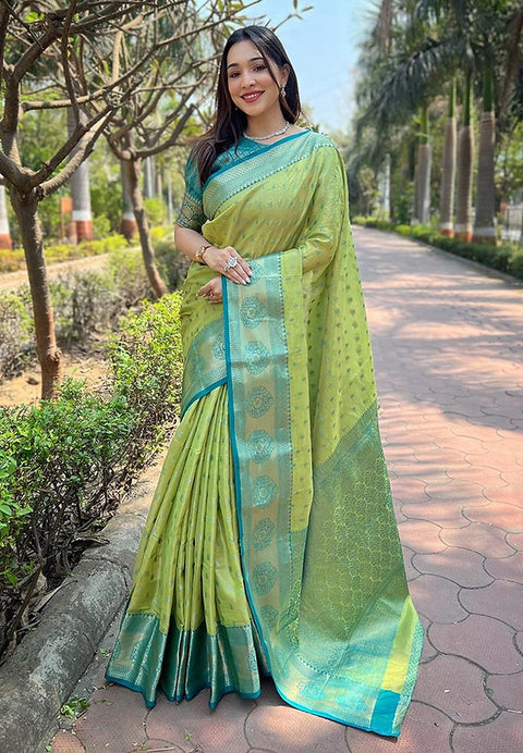 Viscose Silk Saree With fullystitched Blouse