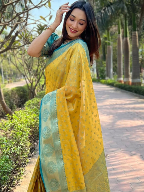 Viscose Silk Saree With fullystitched Blouse