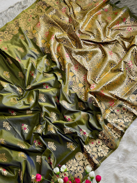 Banarasi Khaddi Georgette Sarees