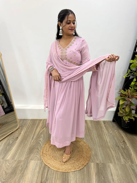 DIVINE New Limited Edition Embroidery Worked Cotton Kurta Suit