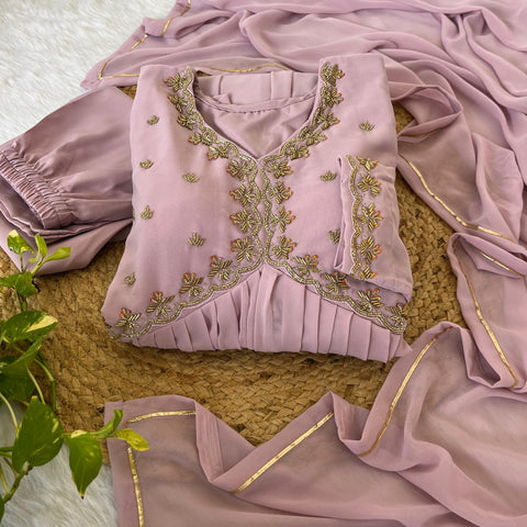 DIVINE New Limited Edition Embroidery Worked Cotton Kurta Suit