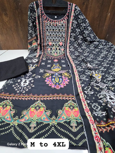 Kurti with pent and dupatta suit Heavy digital print