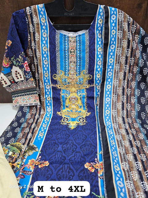 Kurti with pent and dupatta suit Heavy digital print
