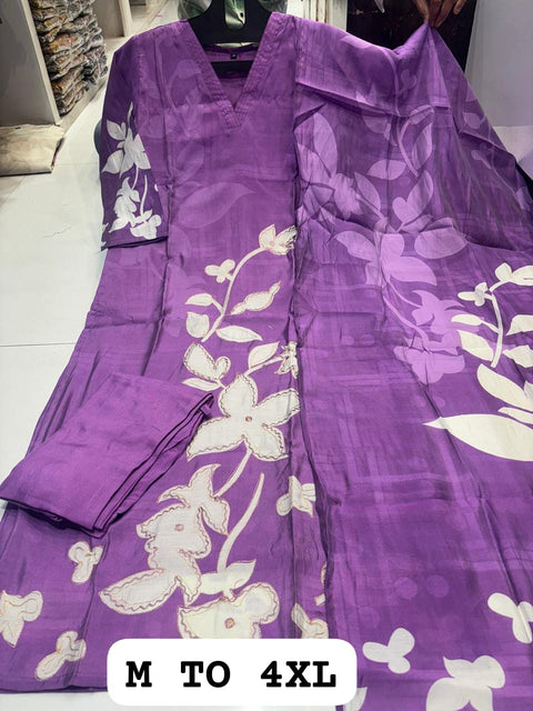 Kurti with pent and dupatta suit Heavy digital print