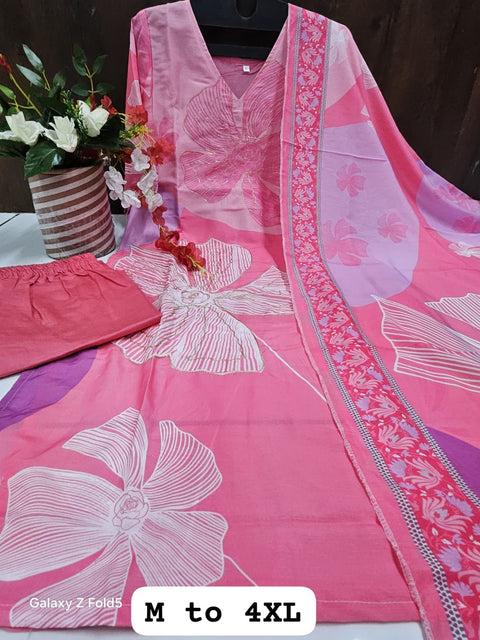 Kurti with pent and dupatta suit Heavy digital print