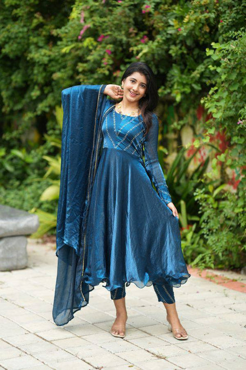 Introducing New Designer Handwork Kurti With Pant And Duptta suit