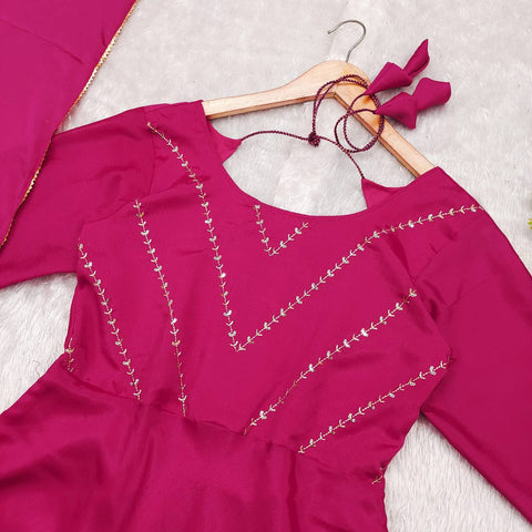 Introducing New Designer Handwork Kurti With Pant And Duptta suit