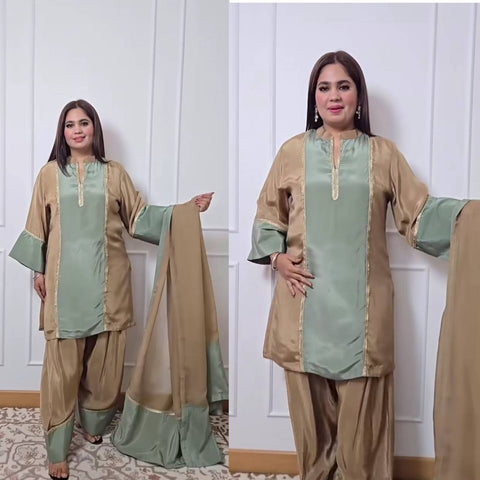 New Designer Party Wear Look Stylish Stitched Suit