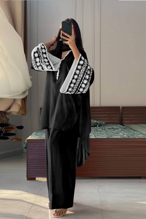 Embroidered Trending Pakistani Full Sleeves Viscose Rayon Kurti Suit