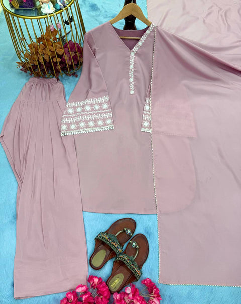 Embroidered Trending Pakistani Full Sleeves Viscose Rayon Kurti Suit