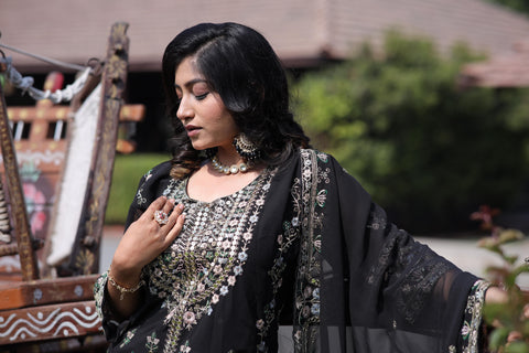 Designer Party Wear Heavy Viscose Velvet Suit