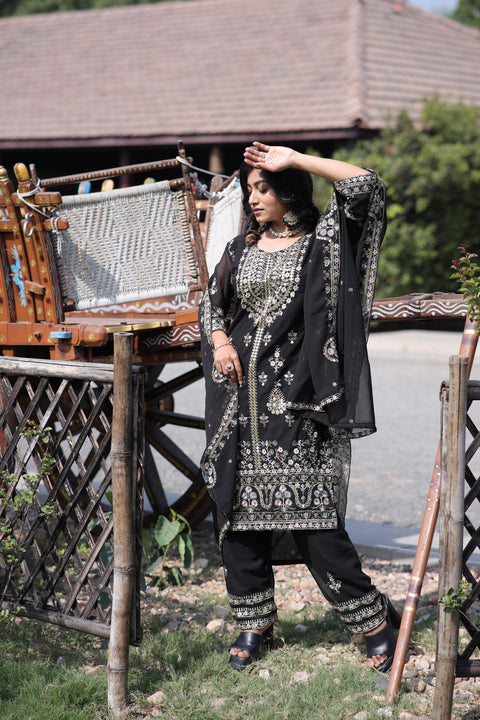 Designer Party Wear Heavy Viscose Velvet Suit