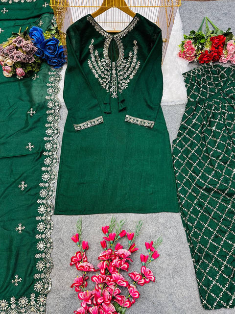 Launching New Designer Party Wear Look Top ,Dhoti Salwar and Dupatta
