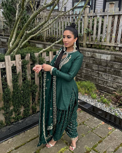 Launching New Designer Party Wear Look Top ,Dhoti Salwar and Dupatta