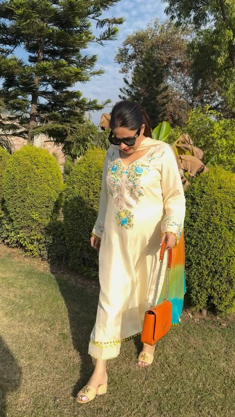 New Designer Party Wear Look Top-Dupatta and Fully Stiched Bottom
