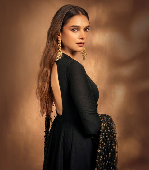Georgette Party Wear Gown with embrodery dupatta