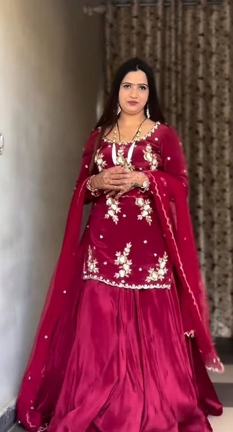 New Designer Party Wear Look Fancy Stitched Suit