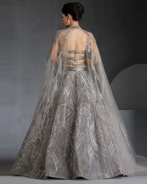 Heavy Embroidery Work Lehenga